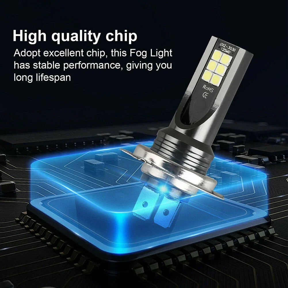2 x H7 LED Headlight Conversion 110W 30000LM 6000K Canbus Error
