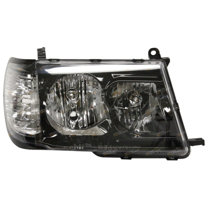 2 x BLACK Altezza HeadLights LH+RH for Toyota Landcruiser (1998–2005)