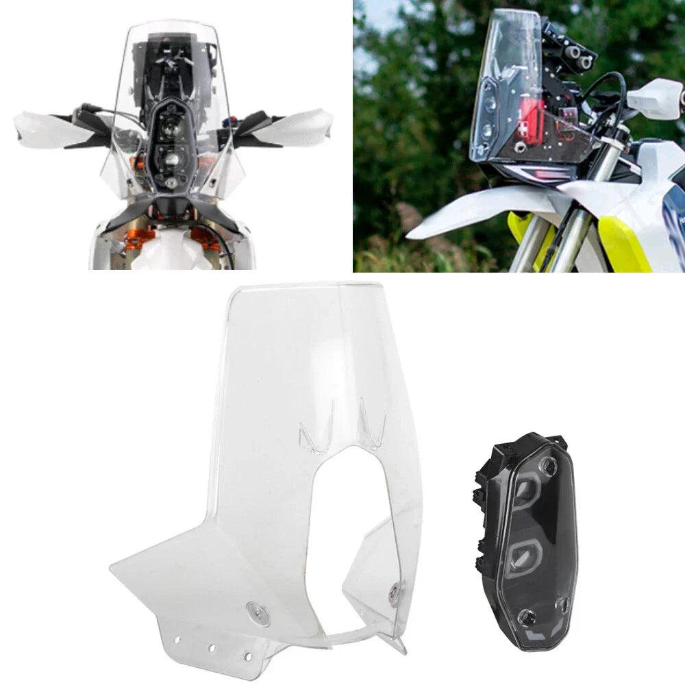 Front Windshield & Headlight Beam Kit for 790/890 Adventure-R (2020-2023)