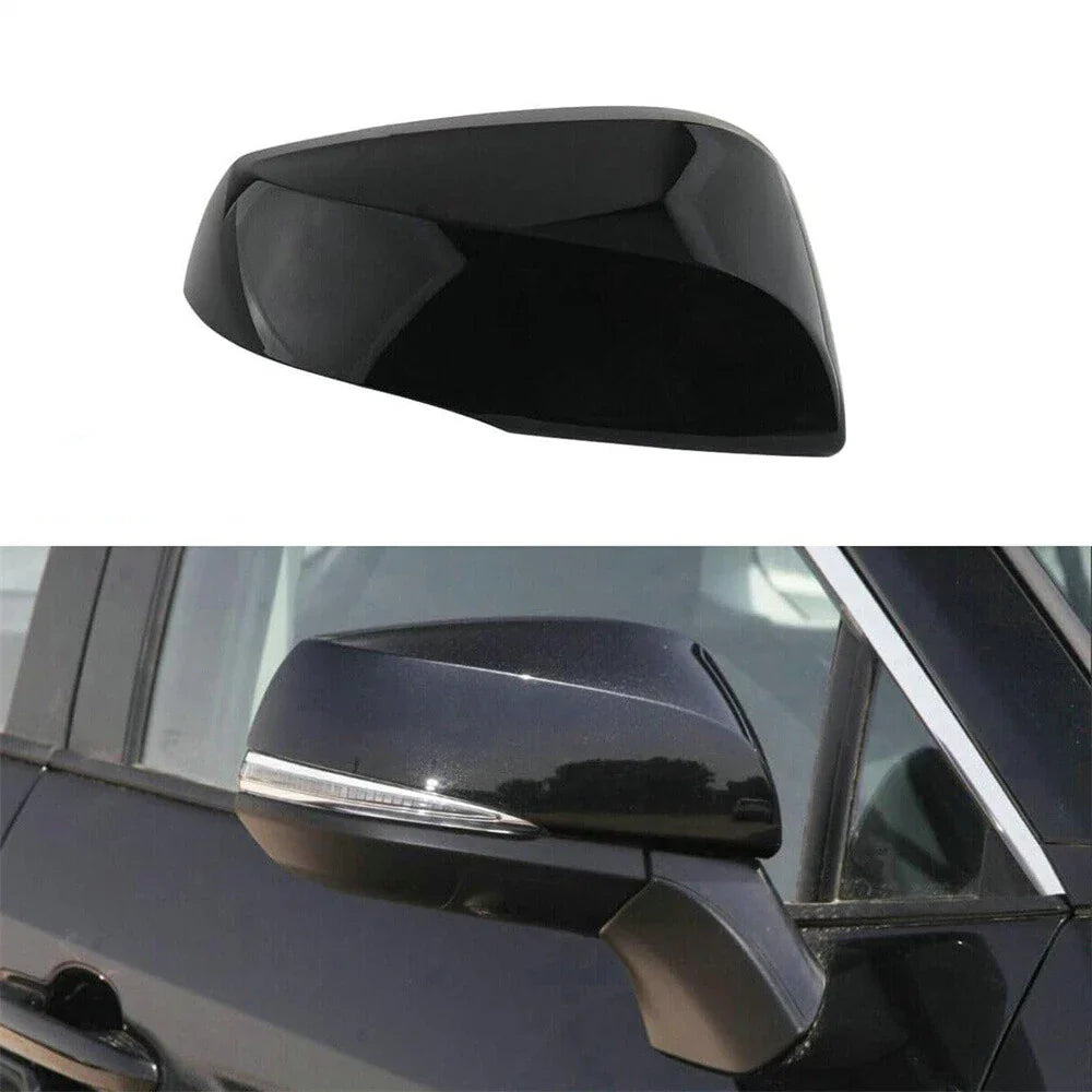 Glossy Black Right Side Mirror Cover for Toyota RAV4 (2019-2023)