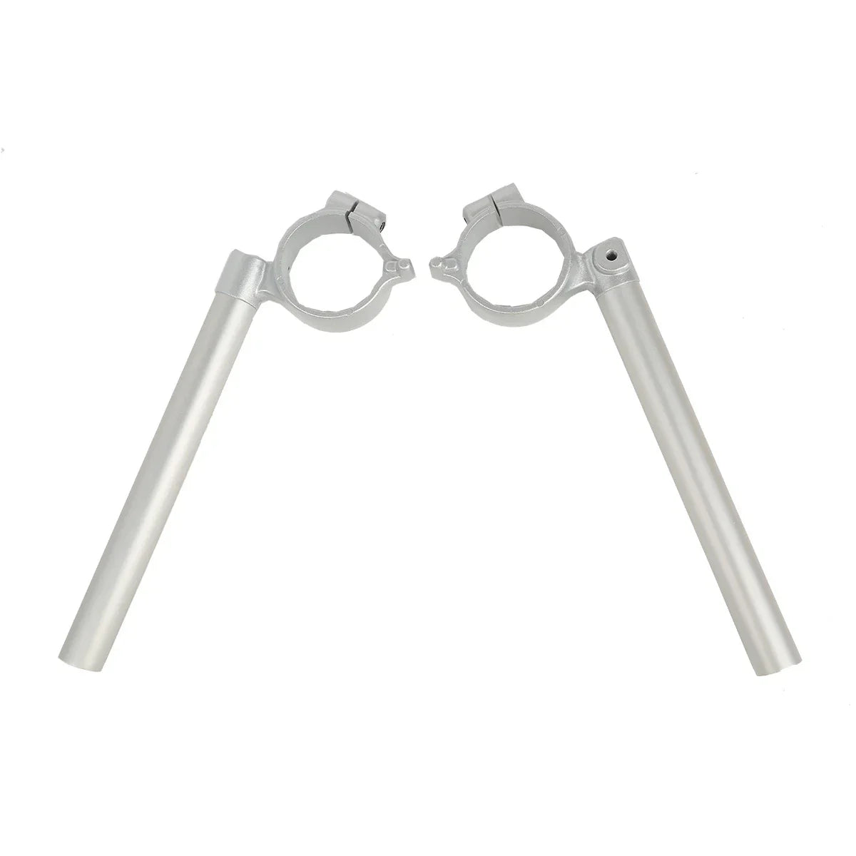 Silver Clip-On Handlebars for Suzuki GSXR600 750 (2006-2010)