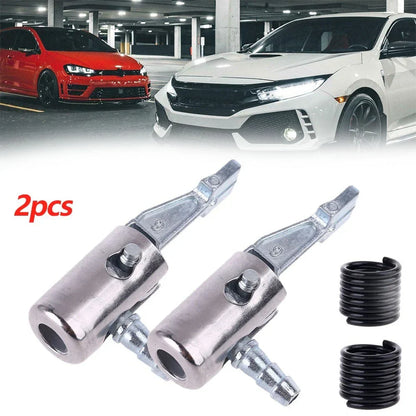 Inflator Pump Adapter Connector with Spring Hose Valve
