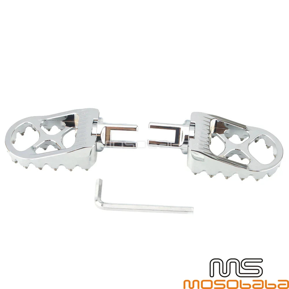 MX Wide Fat Foot Pegs for Harley Breakout, Fat Bob FXBB, FXBR, FXBRS, FXLR (2018-2023)