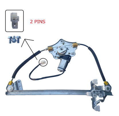 Front Left Window Regulator With Motor 2 Pins for Ford Falcon (1998–2008)