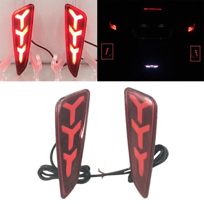 Rear Bumper Lights  Taillights for Toyota CHR (2017-2018) Red