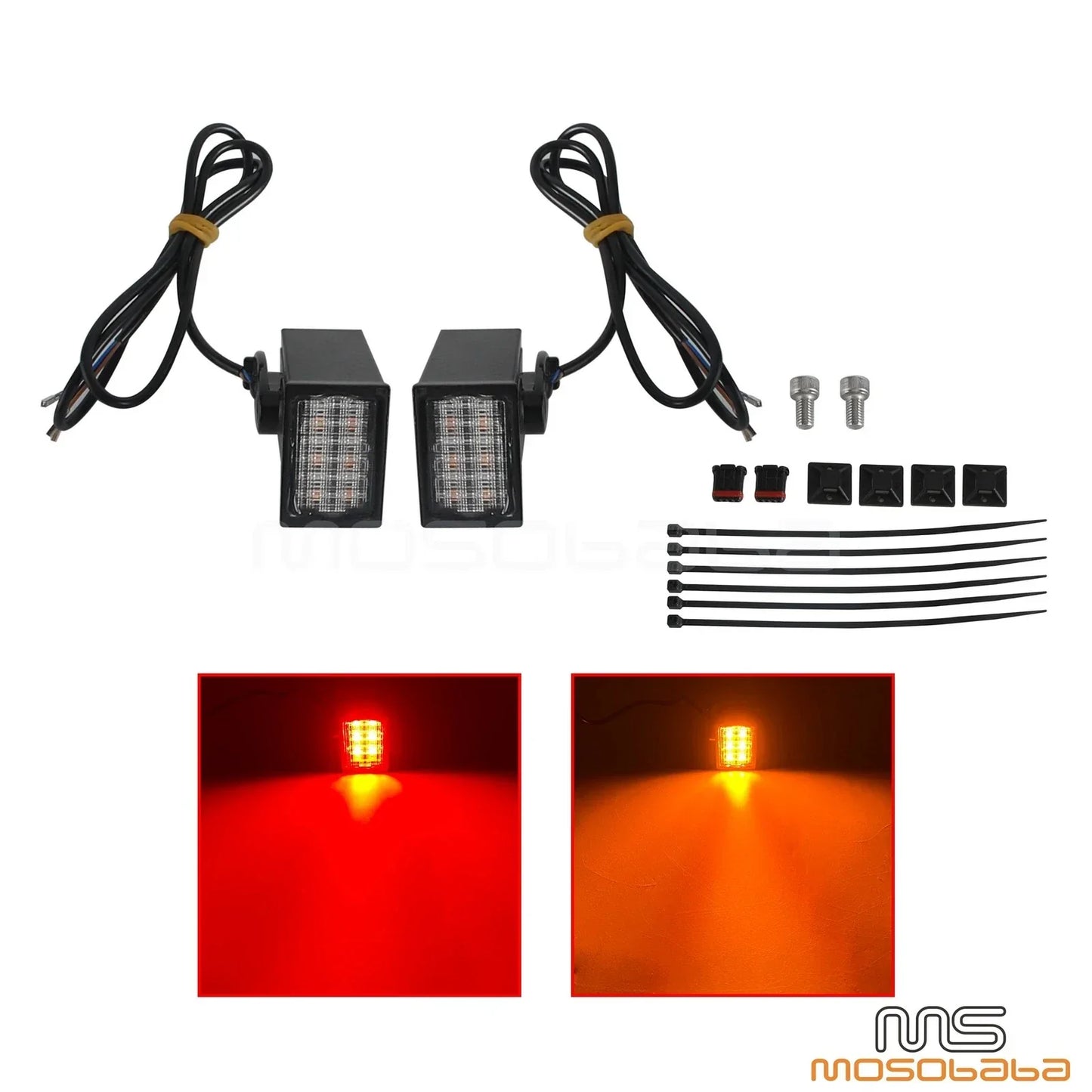 LED Turn Signal Red Lights for Low Rider ST FXLRST, El Diablo FXRST (22-25)