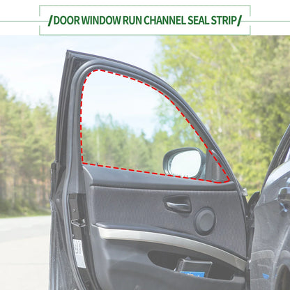 Rear Right Door Window Seal Strip for Honda Accord ( Specified)