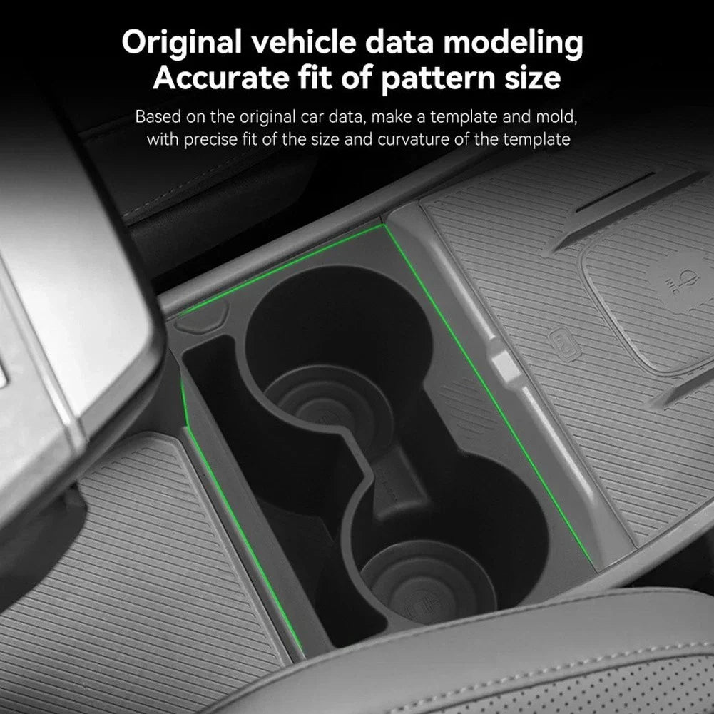 Scratch-Resistant TPE Cup Holder for Kia EV3 Center Console (2024–2025)