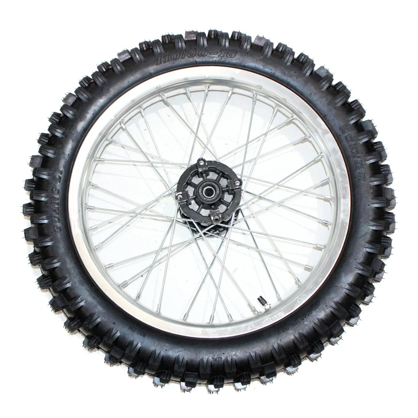 18" Rear Wheel Rim Knobby Tire for PIT PRO Trail Dirt Bike