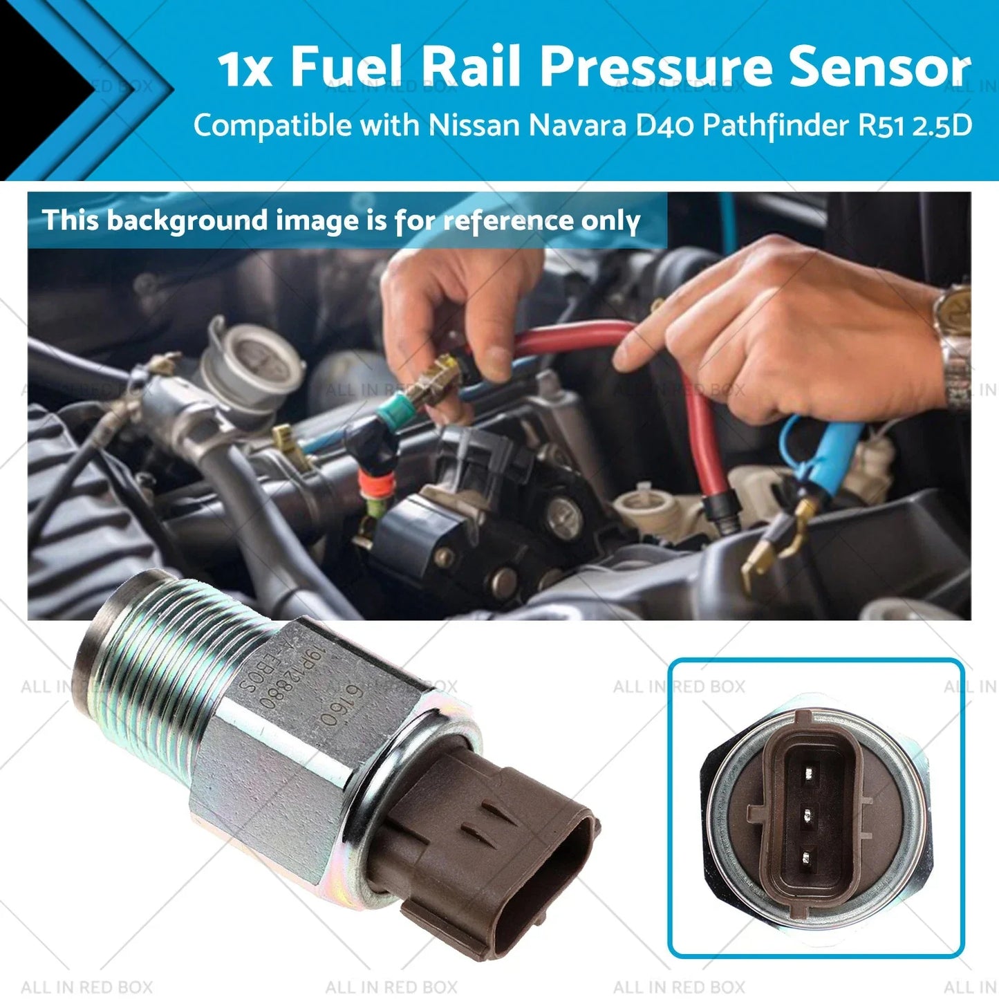 Fuel Rail Pressure Sensor for Nissan Navara D40, Pathfinder R51 (2005-2015)