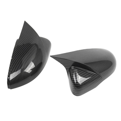 Carbon Fiber Black Side Mirror Cover Caps for VW Golf MK6 (2009-2013)