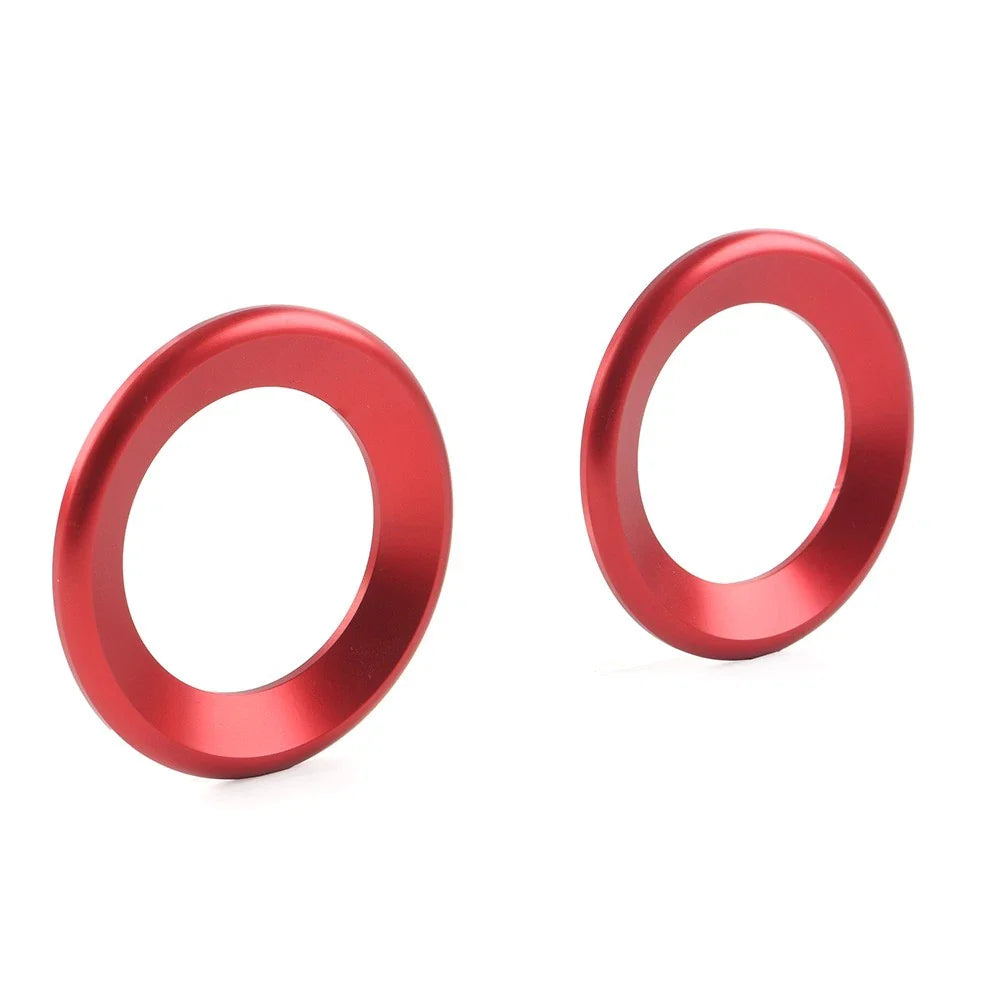 A Pillar Horn Ring Cover Red for Honda Civic 2016-2021 (2 Pcs)
