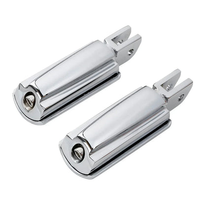 Chrome Driver & Passenger Footpegs Bracket for Harley Fat Boy (2018-2025)