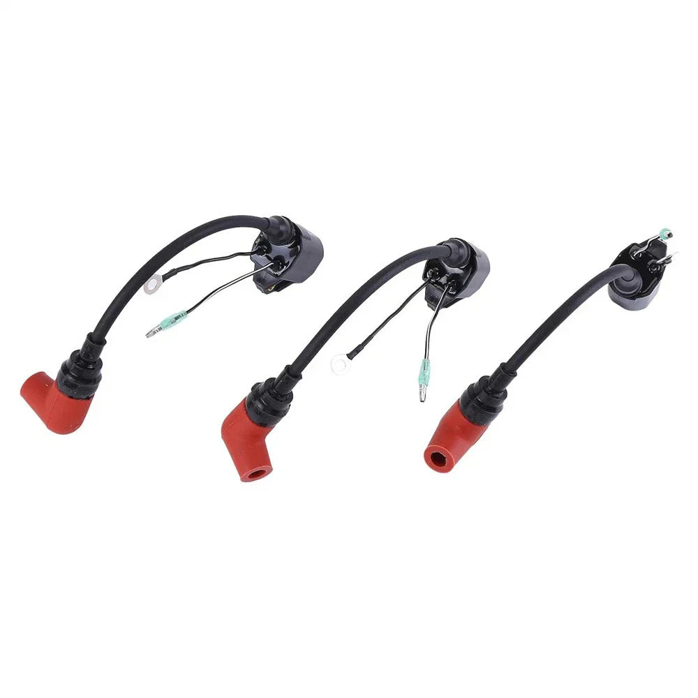 3 x Outboard Ignition Coils for Yamaha 2-Stroke 50-90HP (1992-2006)