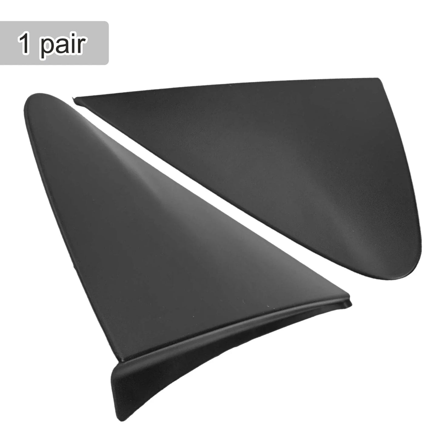 Side Mirror Triangle Corner Cover Trim / Pair / Perfect Fit Black for Toyota Yaris