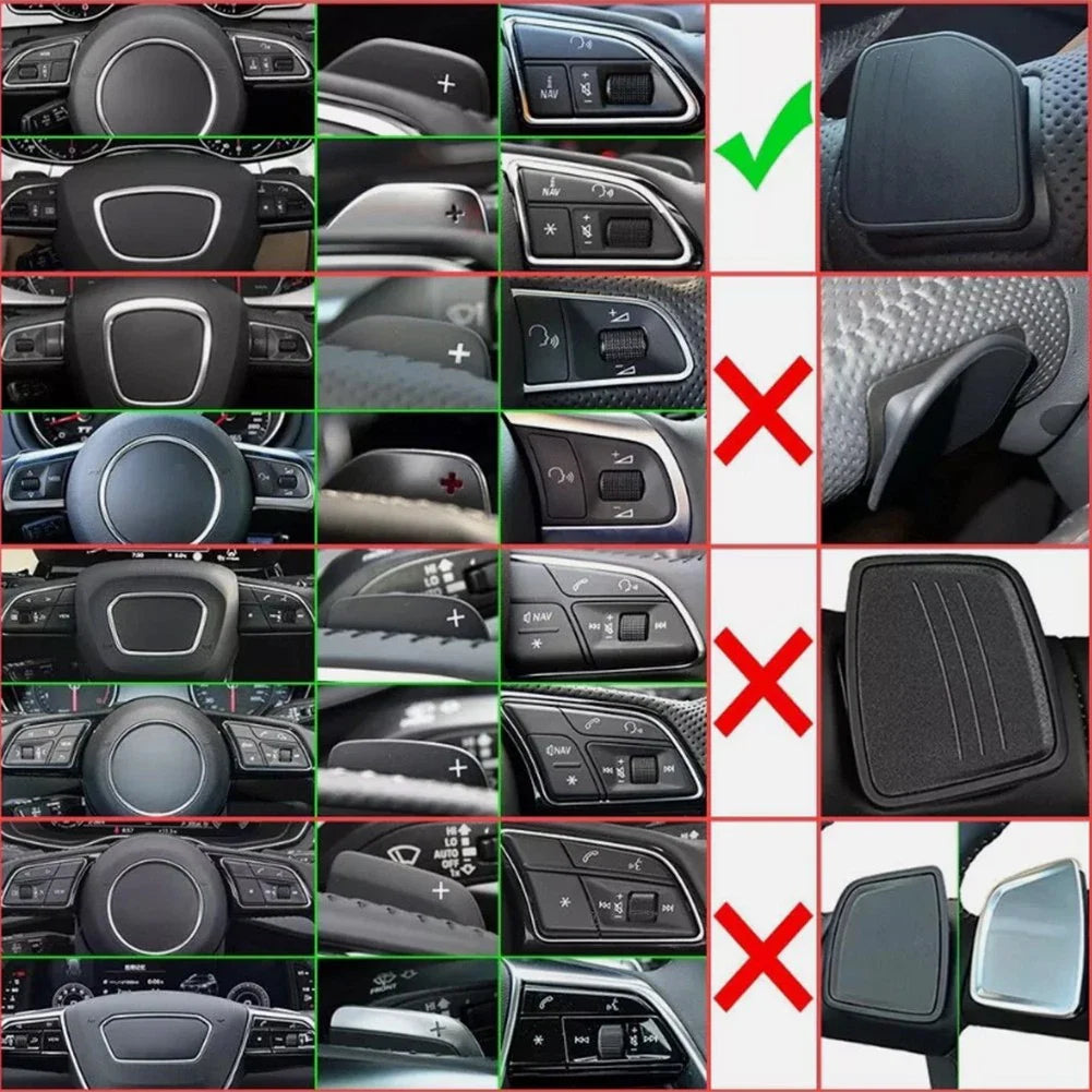 Steering Wheel Shifter Paddle Extensions for Audi A3 A4 A5 A6 A7 A8