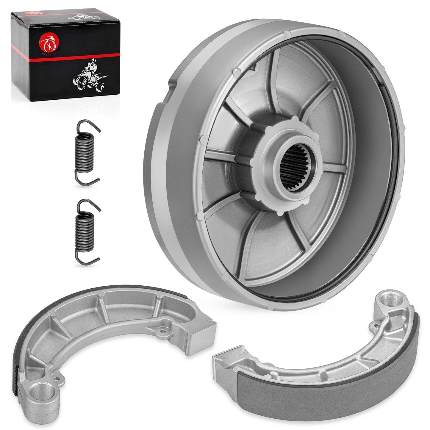 Rear Brake Drum Hub & Shoes for Honda Foreman (1995–2003)