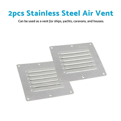 Stainless Steel Rectangular Air Vents for Caravan Boat Home