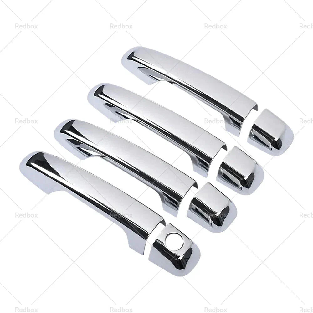Chrome Door Handle Cover Trim for Toyota Land Cruiser Prado (2009-2023)