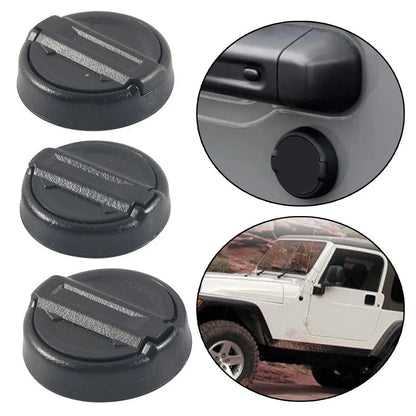 Abrasion Proof Silicone Backed Magnetic Keyhole Covers for Jeeps (2018–2024)
