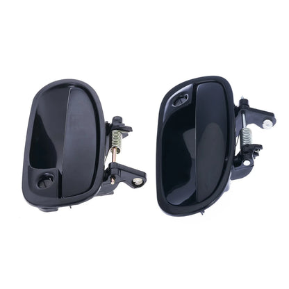 2 x Front Left & Right Outer Door Handle Black for Honda Civic EK (1996–2000)