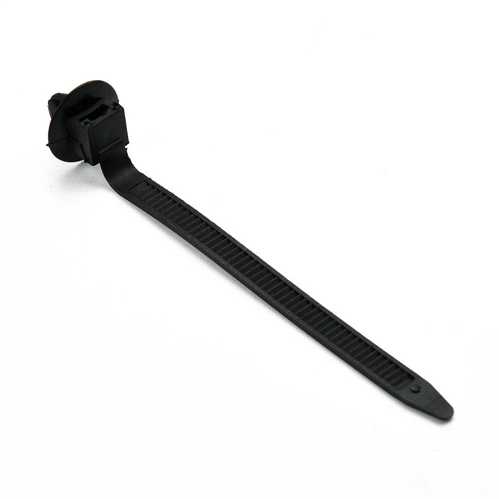 50x Nylon Push Mount Clip Wire Tie Zip Straps Pipe Cable Fastener Black