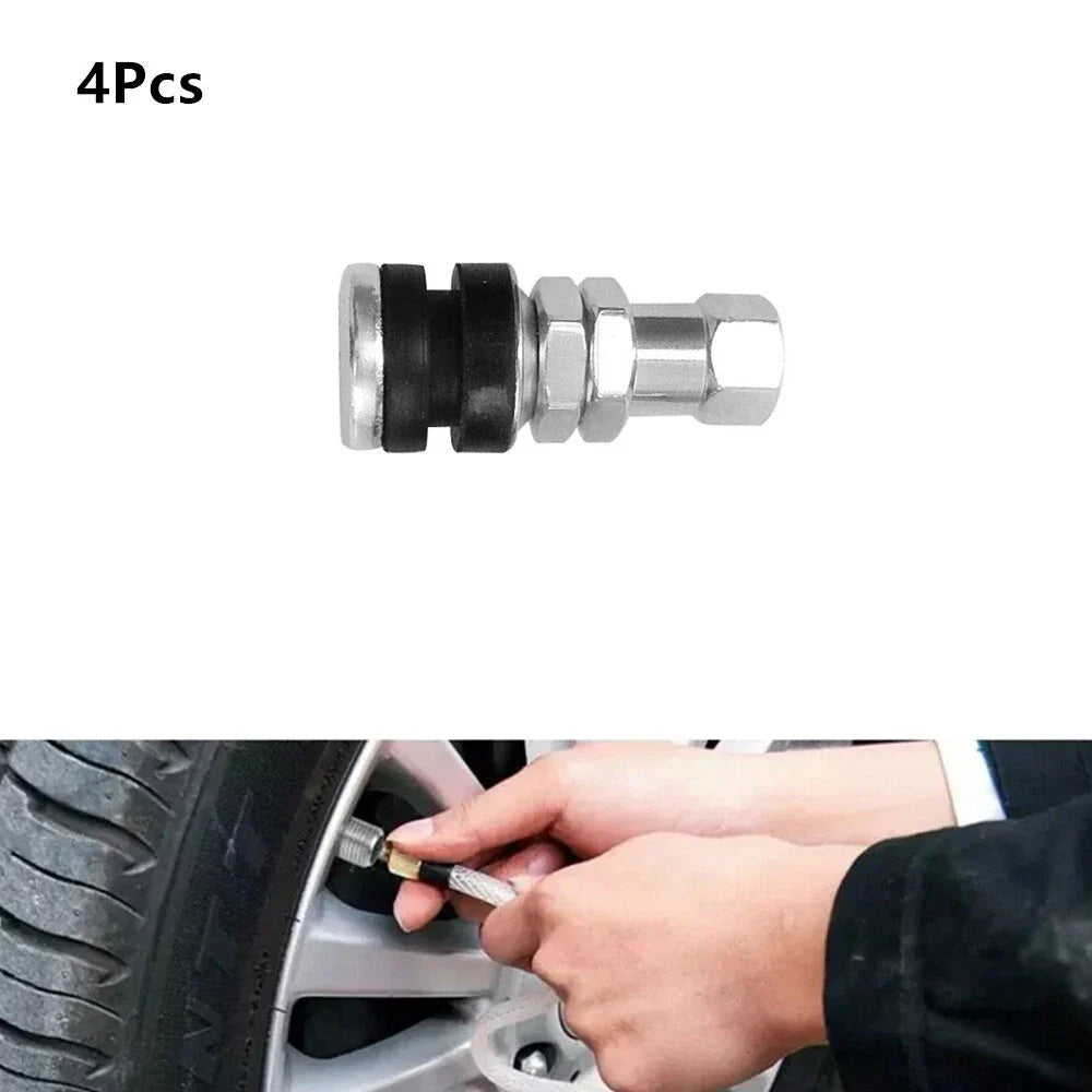 4x TR161 Bolt In Tyre Valve for Car Motorcycle Wheel Rim