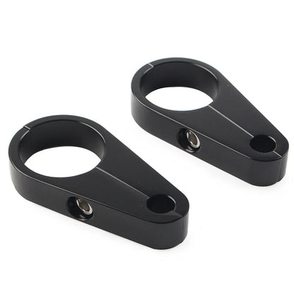 1.25" Handlebar Brake Clutch Cable Clamp for Harley Bike Black
