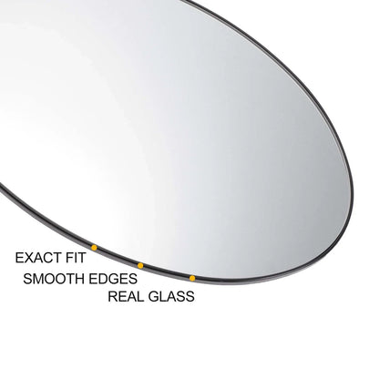 Mirror Glass Left Side White w/ Back Heated for BMW Mini R50 R52 R53 (2001-2008)