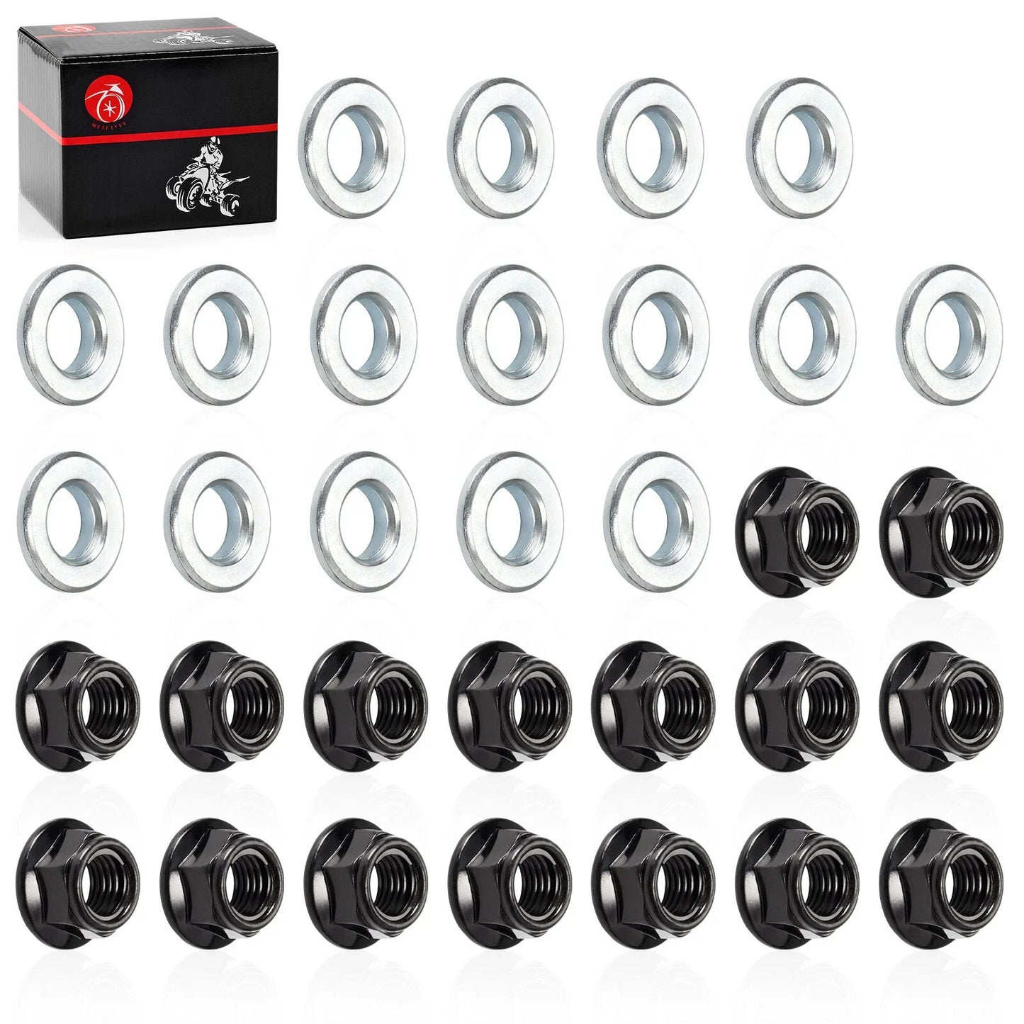 Wheel Nut And Washer Kit for Yamaha Raptor 350 660R (2001–2006)