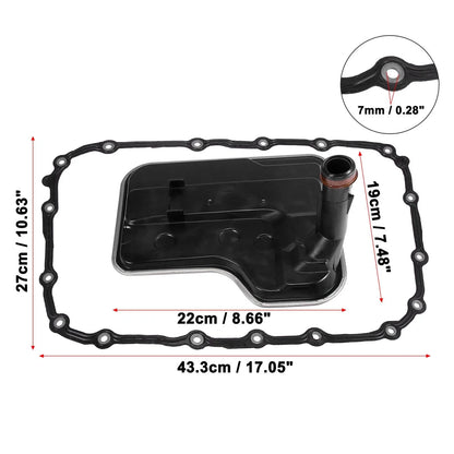 Transmission Filter & Oil Pan Gasket Set for BMW X3 328i 128i