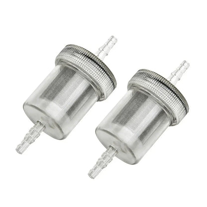 2 x Transparent Diesel Filter Fuel Kit Plastic Air Heater for Camper RV