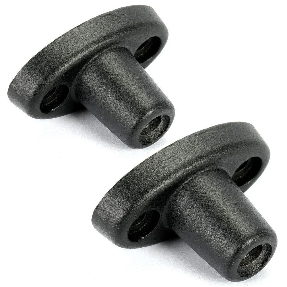Black Aluminum Sun Visor Repair Bracket for 1997-2002 Jeep Wrangler (1997-2002)