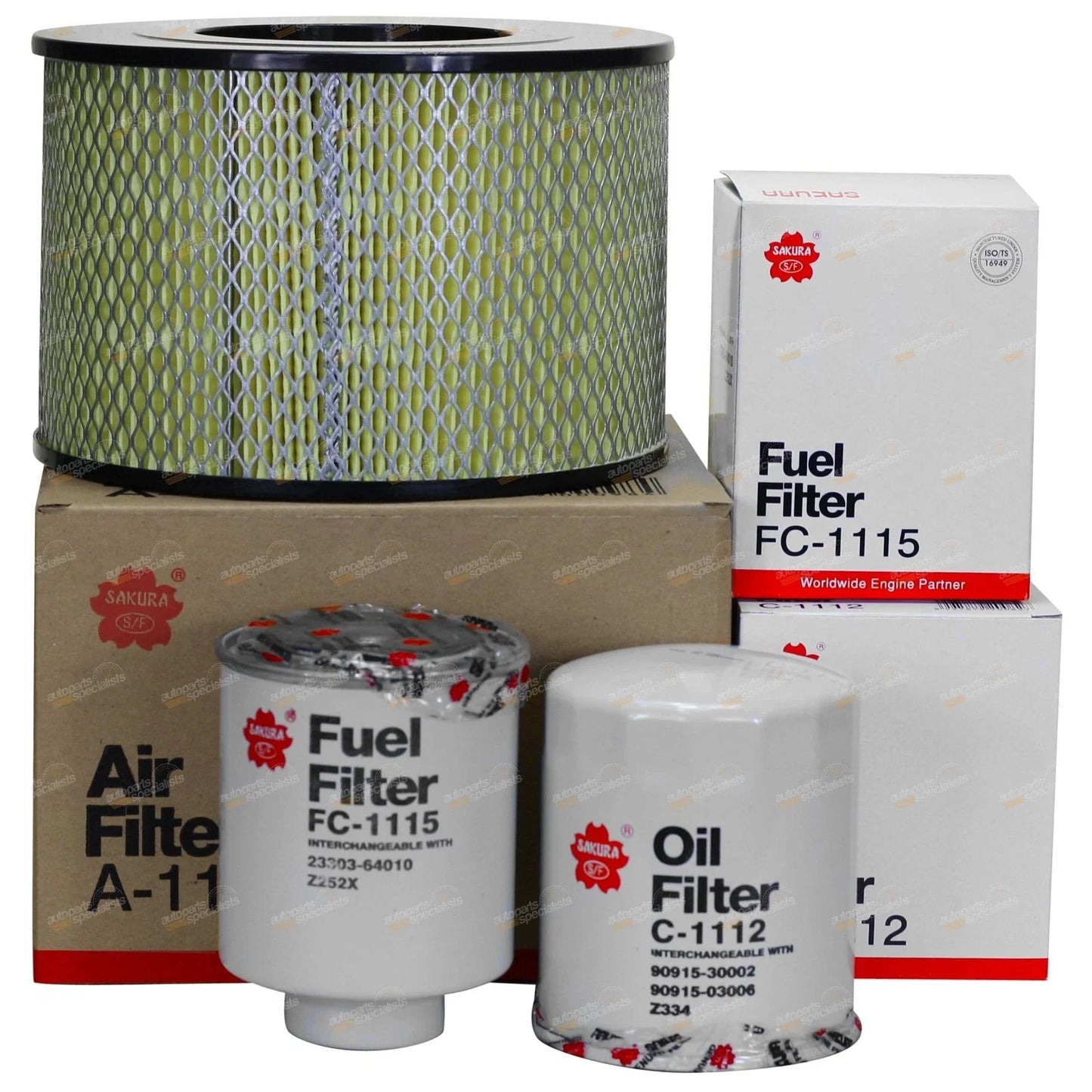 Oil Air Fuel Filter Service for Toyota Hilux LN147/167/172