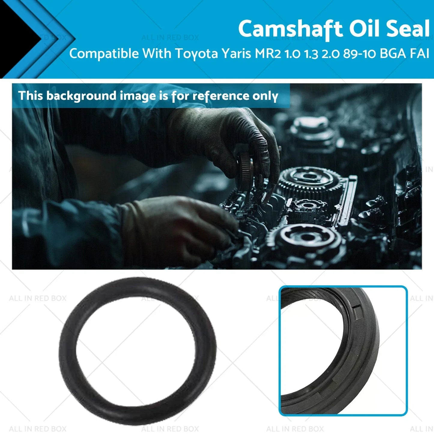 Camshaft Oil Seal for Toyota Yaris MR2 1.0 1.3 2.0 (1989-2010)
