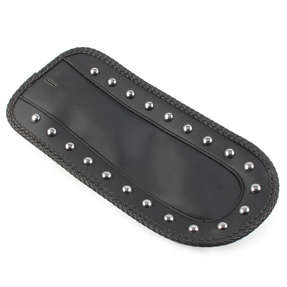 Black PU Leather Rear Fender Bib for Kawasaki Vulcan 1500 (1996-2008)