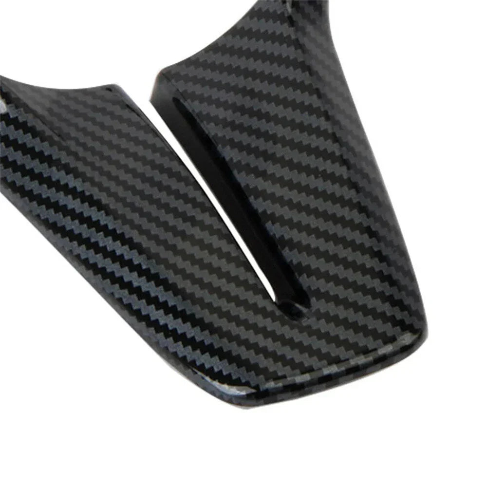 Carbon Fiber Steering Wheel Trim Cover for Infiniti Q50 Q60 QX50 (2018-2022)
