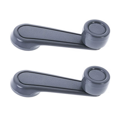 2pc L/R Window Crank Grey for Toyota Landcruiser Hilux