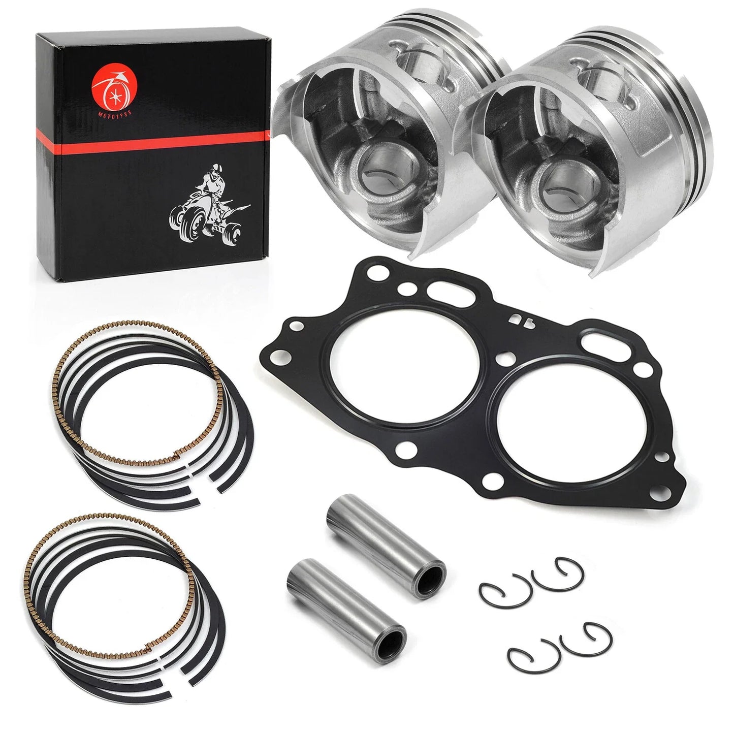 Piston & Ring Gasket for EZGO 4 Cycle Robin 295cc Gas Golf Cart (1991–2024)