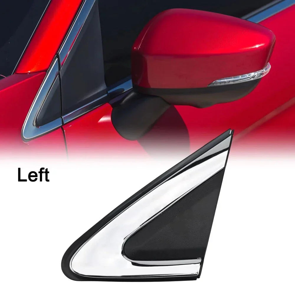 Front Left Side Mirror Corner Triangle Cover Trim for Mitsubishi