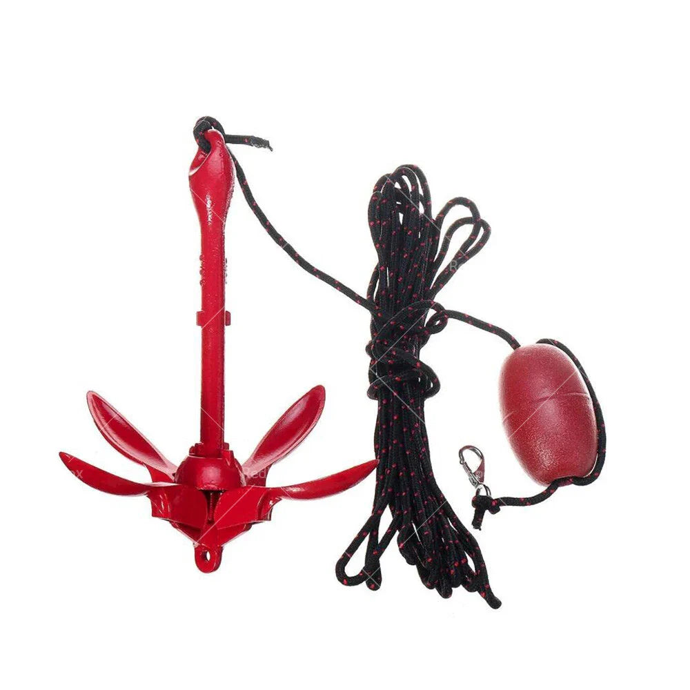 1. 1.5kg Folding Anchor Kit with Bag for Kayaks, Jet Skis, Small Boats