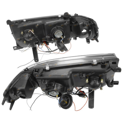 Altezza Angel-eye Halo Projector Headlights with LED DRLS for Toyota 80 Series