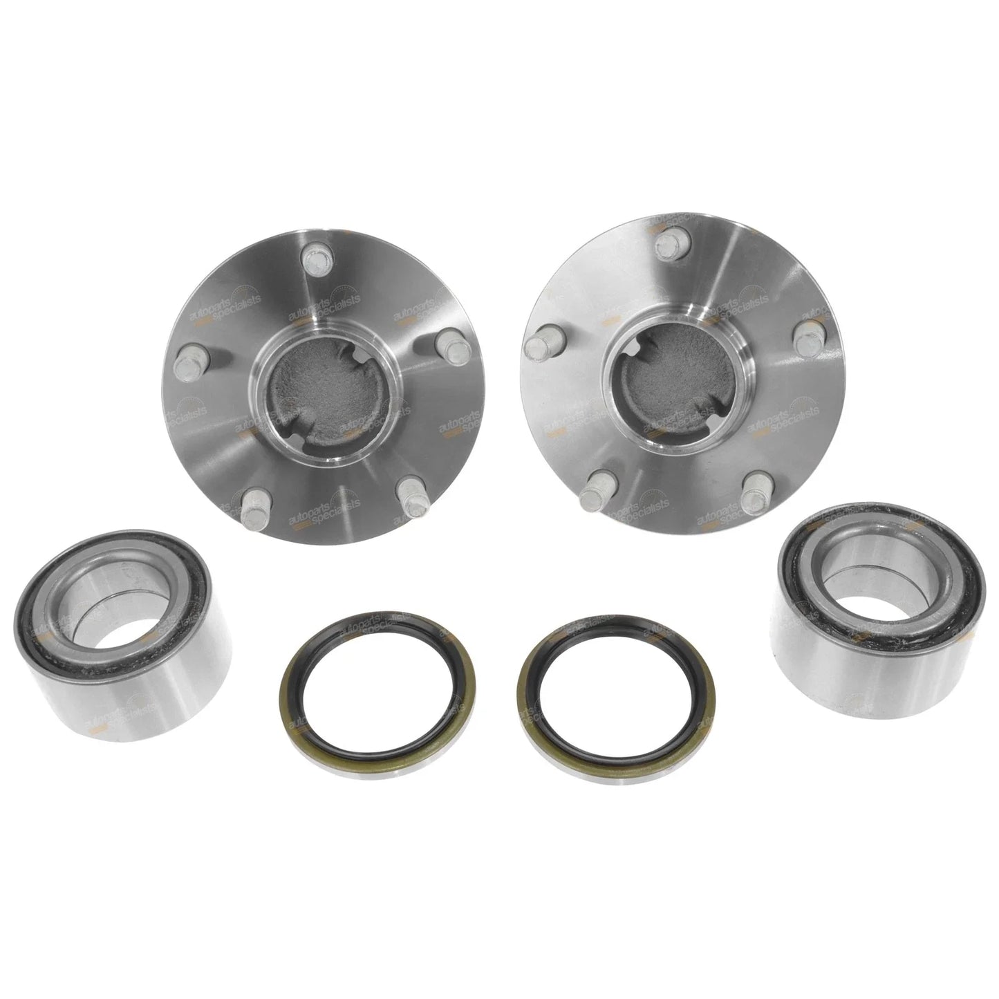 2 x Front Wheel Bearing Hubs for Hilux GGN120 GGN15 GUN123 GUN136 (2005–2020)