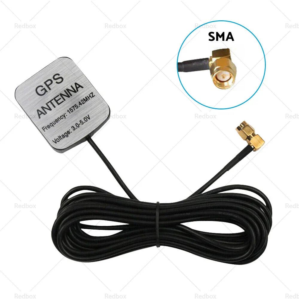 Active Aerial Extension Cable for Car DVD Head Unit Stereos GPS Antenna