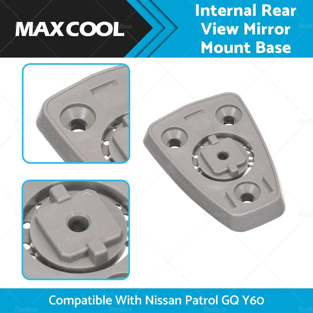 Internal Rear View Mirror Mount Base for Nissan Patrol GQ Y60 (1997-1999)