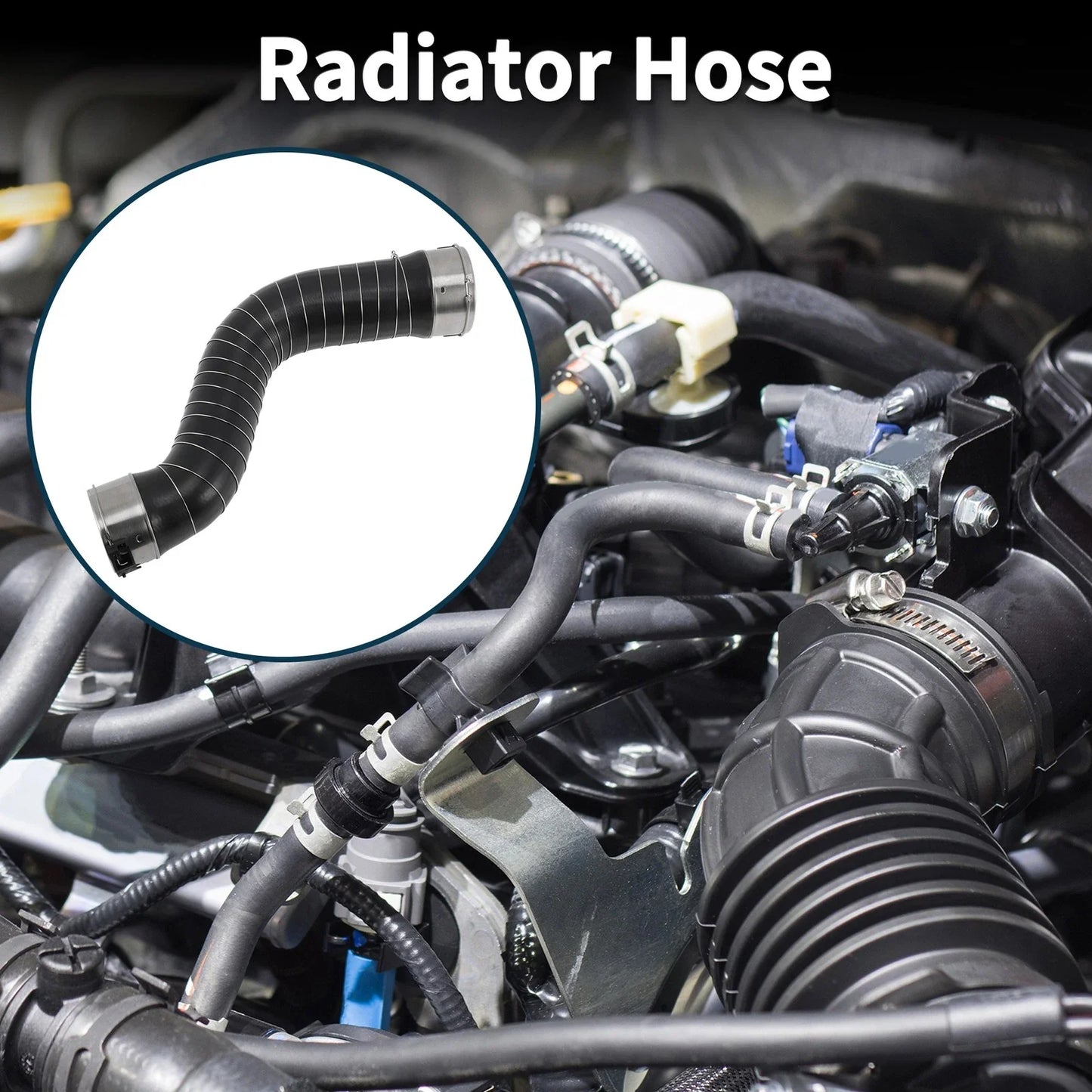 Radiator Hose for BMW 1 Series F20 (2011-2019) Rubber 1Pc