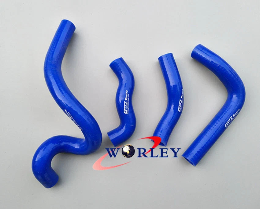 Silicone Radiator Coolant Hose for Kawasaki KLX650 1993-1996 ( Green)