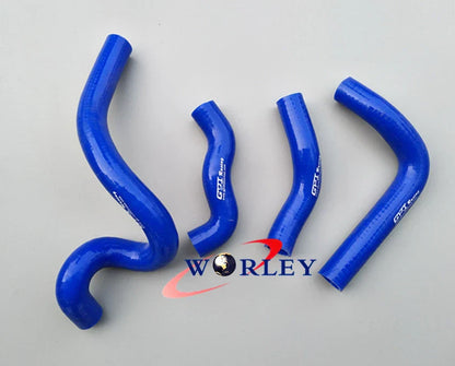 Silicone Radiator Coolant Hose for Kawasaki KLX650 1993-1996 ( Green)