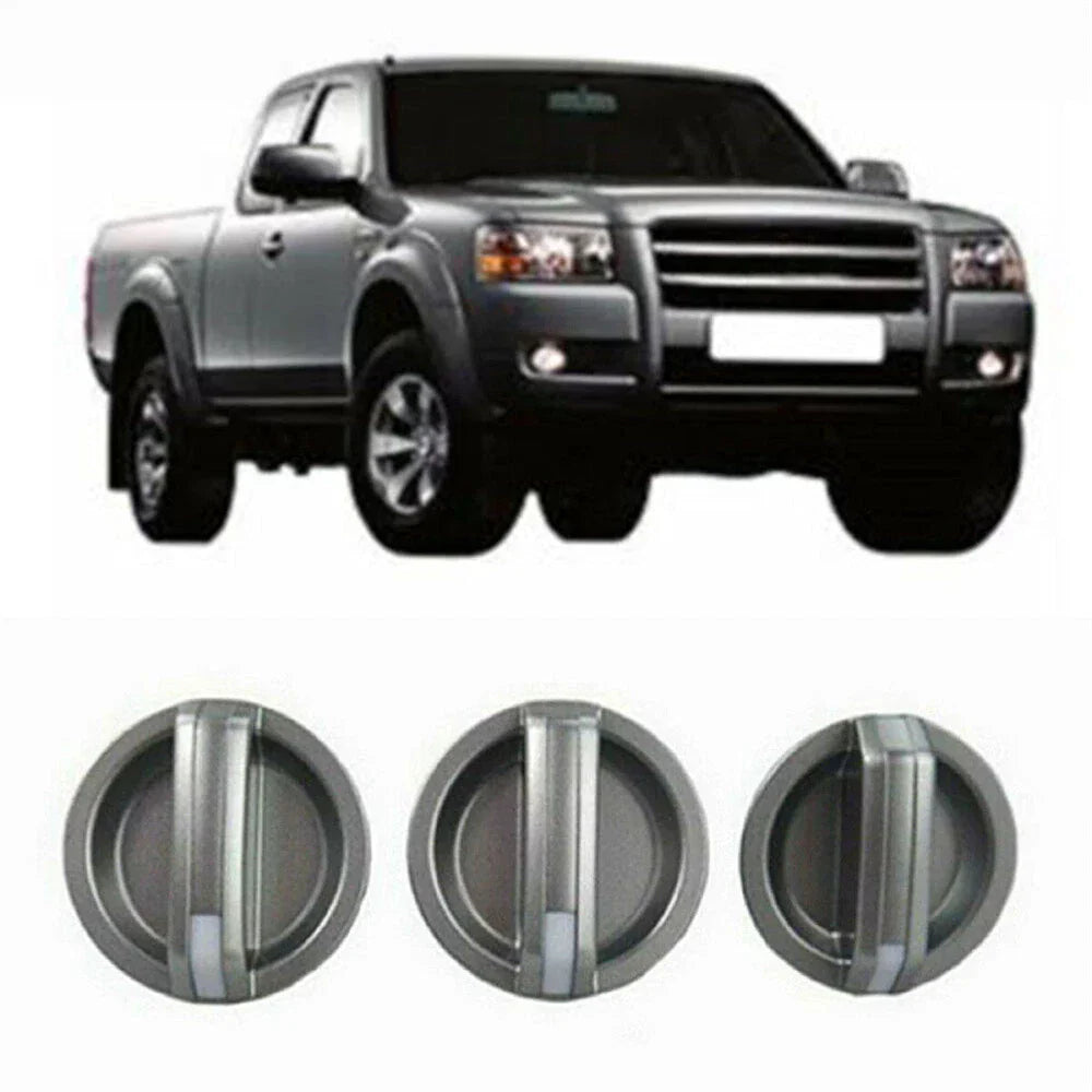3Pcs Car Heater Fan Control Knobs for Mazda BT-50, Ford Ranger (2006-2008)
