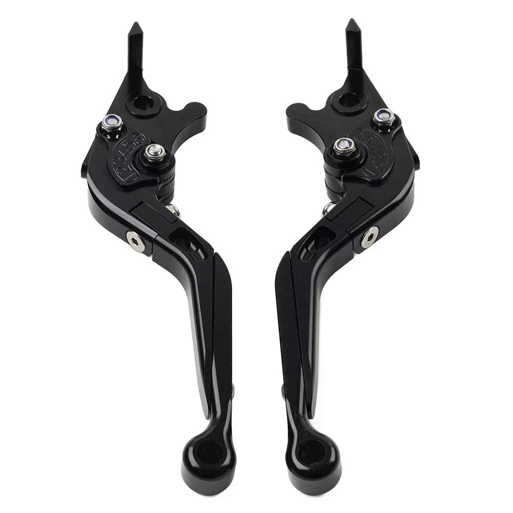 Black Extendable Brake Clutch Levers for Suzuki GSXR600 GSXR750 GSXR1000 (06-10)